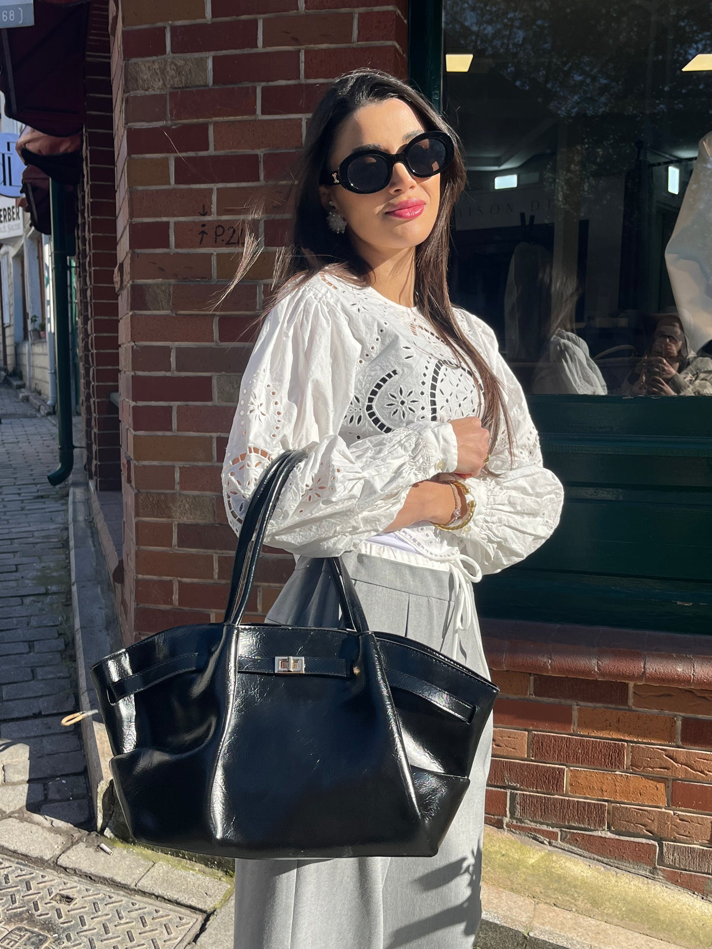 Lush Toka Detaylı Omuz Çantası