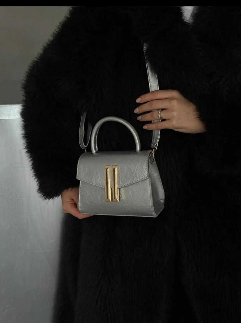 Luna Metal Tokalı El ve Omuz Çantası