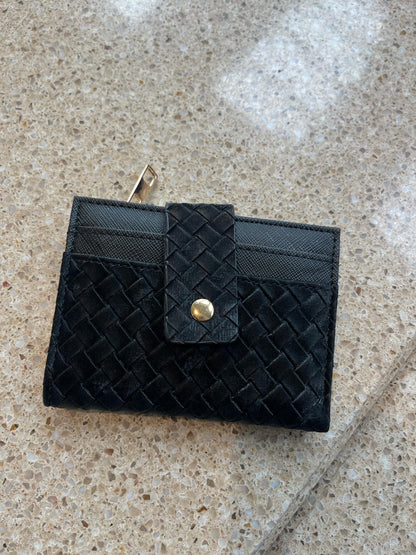Örgü Derili Kartlık Cüzdan