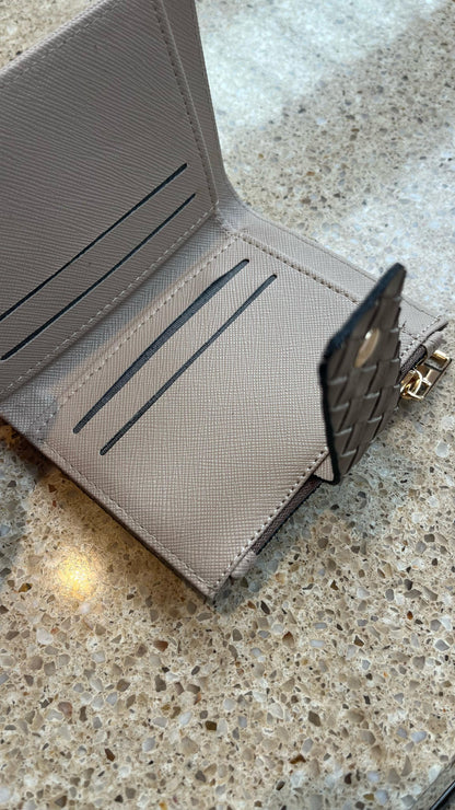 Örgü Derili Kartlık Cüzdan