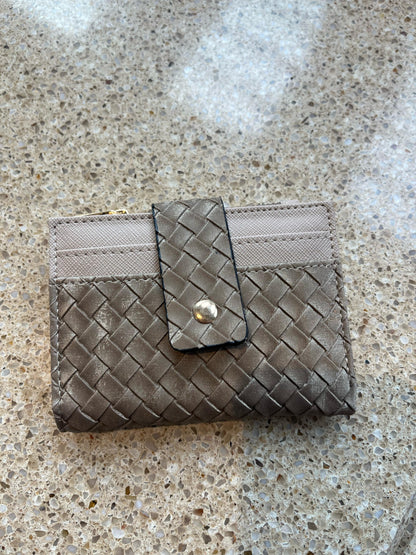 Örgü Derili Kartlık Cüzdan