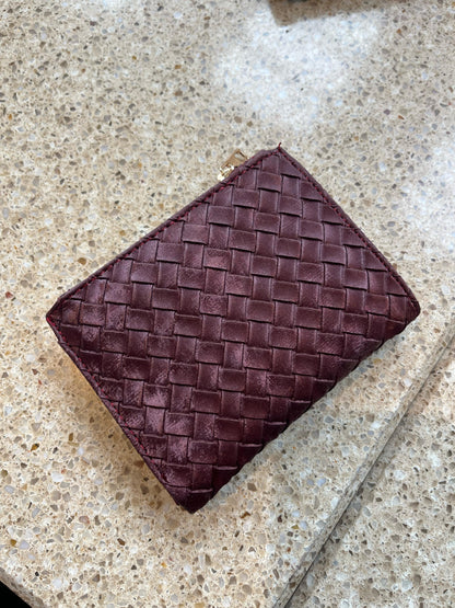 Örgü Derili Kartlık Cüzdan